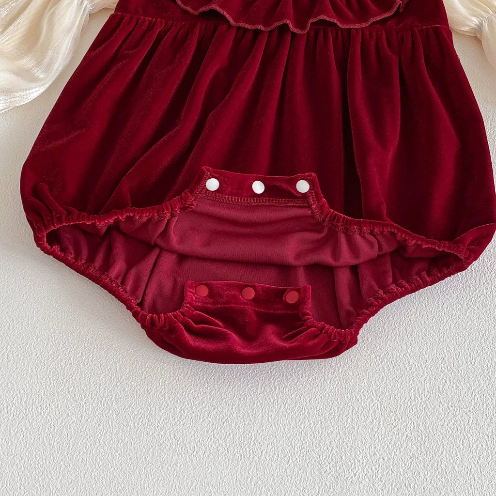 Autumn Arrival Baby Girls Long Sleeves Butterfly-bows Decorated Color