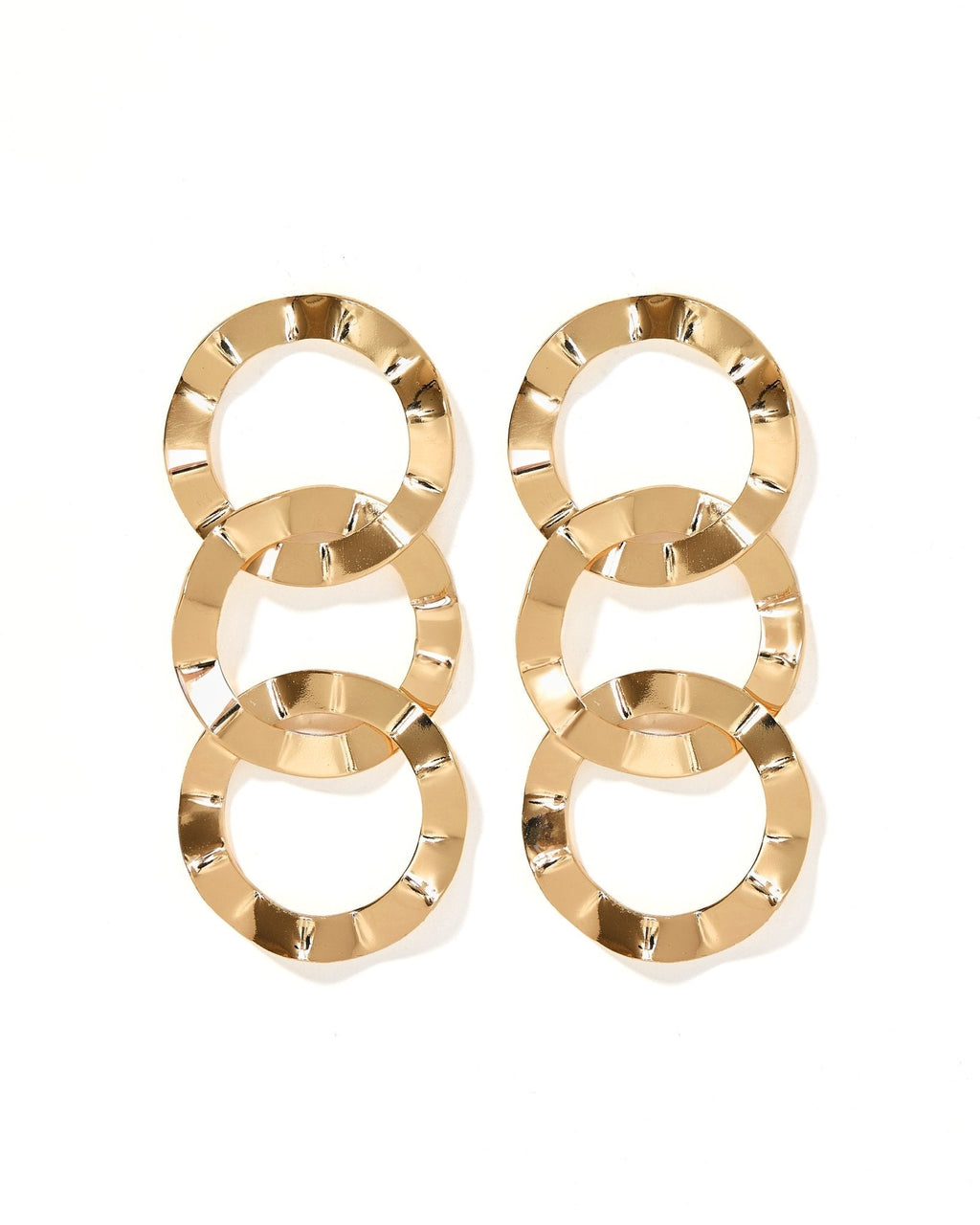 Reese Statement Earrings - Gold