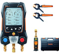 Open Box testo 550s AC Manifold Gauge Set - Manifold Gauges Hvac and Refrigeration - Incl. 2x testo 115i Pipe Clamp Thermometer, 1x testo 552i Micron