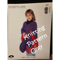 New Plymouth Yarn Jelli Beenz Child's Poncho and Purse Set Knitting Pattern P487