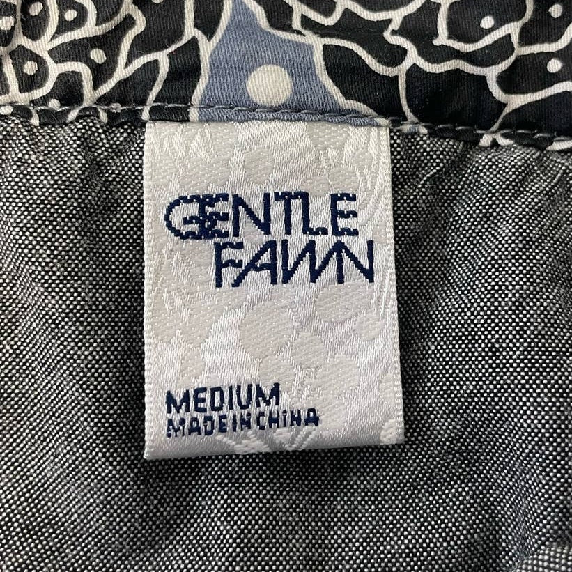 Gentle Fawn Medium Strappy Button Front Pin Up Midi Body Con Dress w Pockets