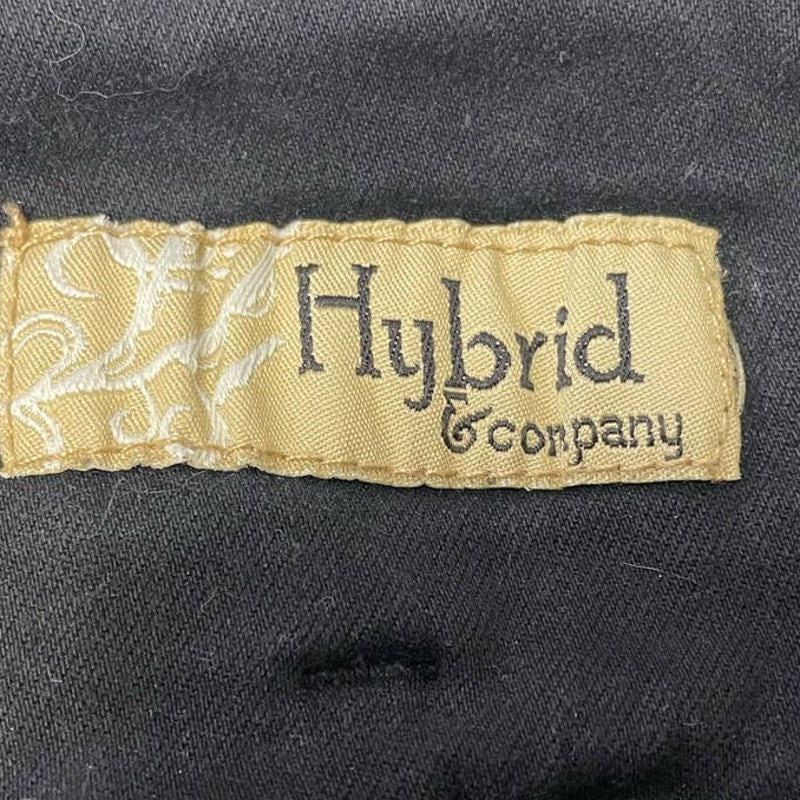 Hybrid & Company Womens Size 16 Black Factory Distressed Cotton Blend Jeans