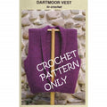 NWT Oat Couture PH606 Dartmoor Botton Down Vest 6 sizes Crochet Pattern