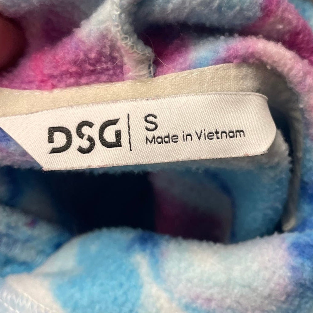 DSG Girls Small Long Sleeve 100% Polyester Fleece Pullover Warm Hoodie