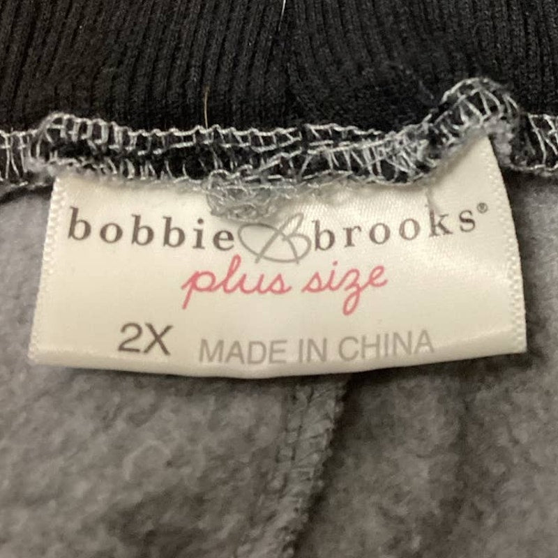 Bobbie Brooks Plus Size 2X Love Love Love Drawstring Elastic Waist Sweatpants