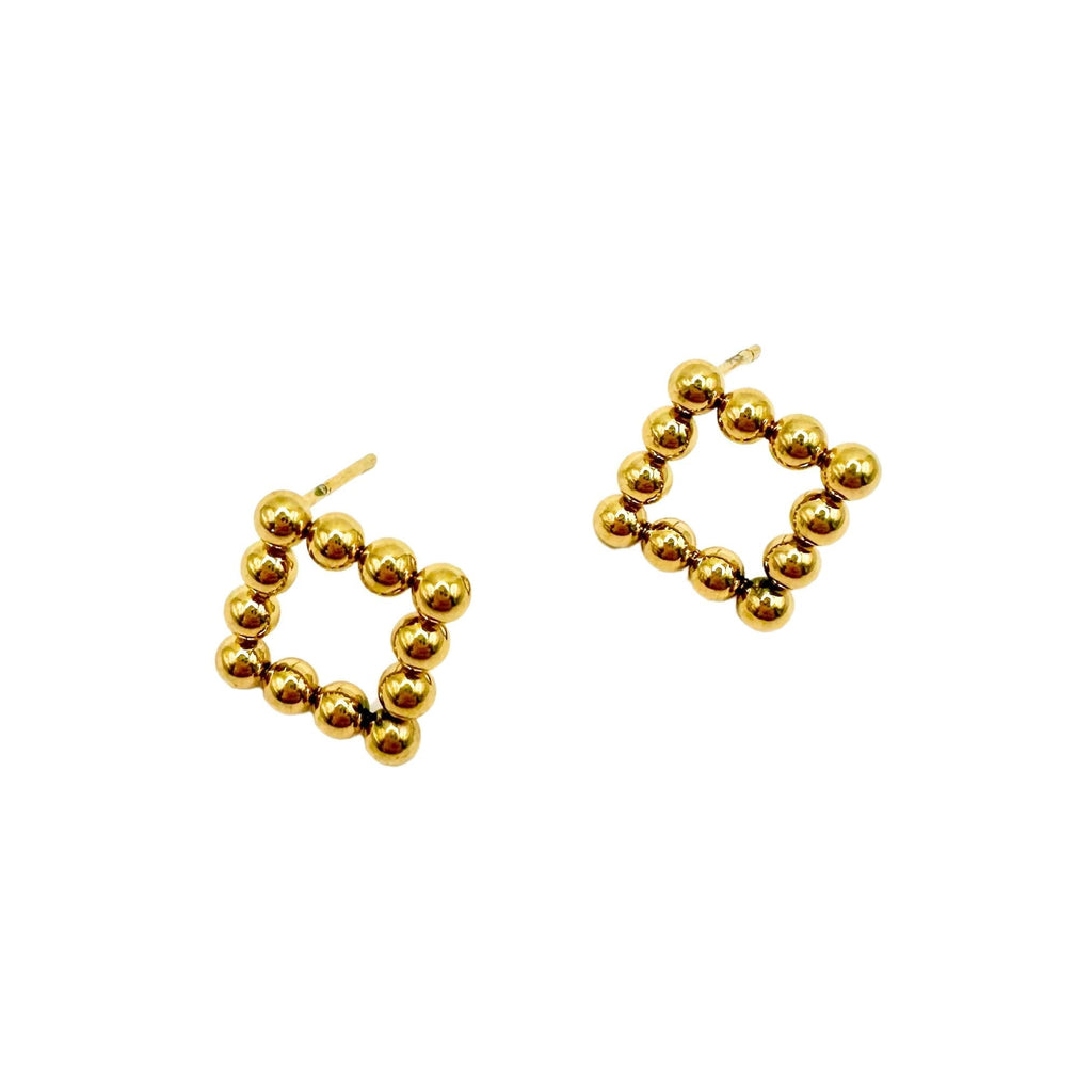Wyatt Small Square Stud Earrings