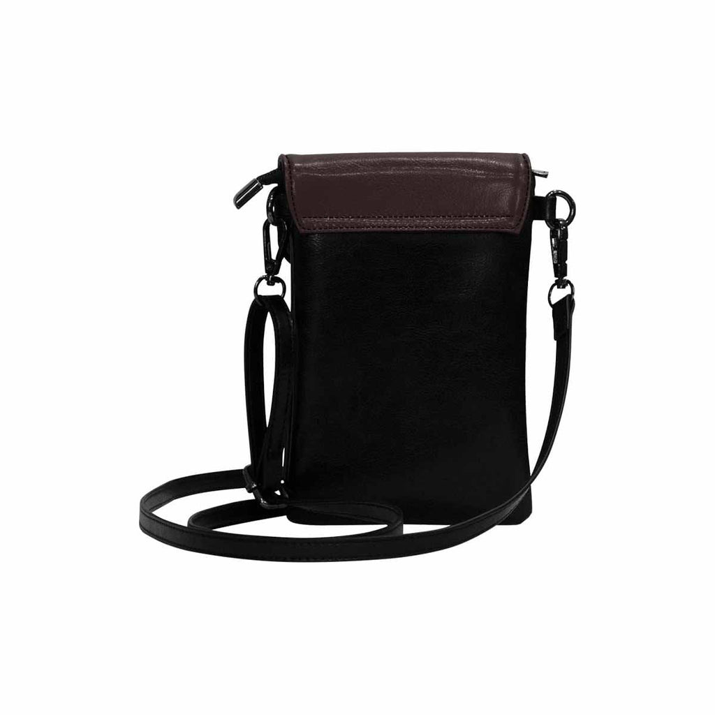 Womens Cell Phone Purse - Carafe Brown