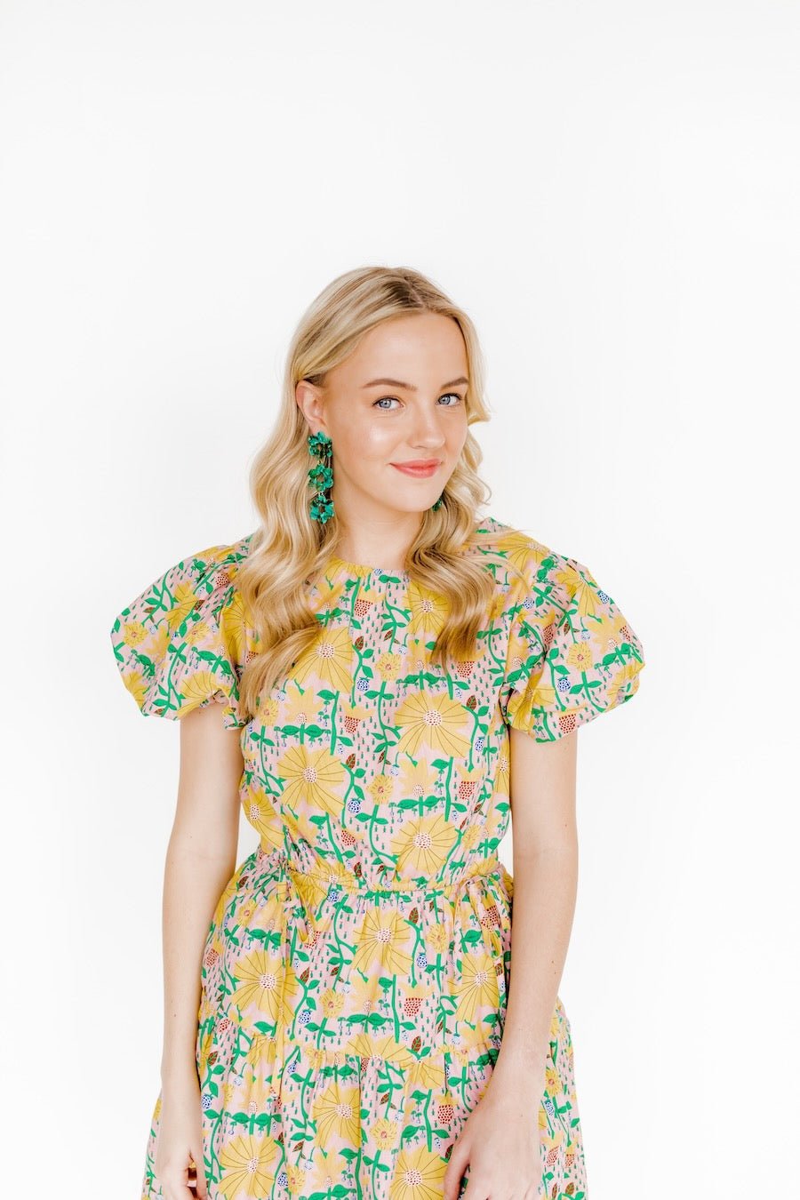 Zoey Statement Earrings - Bahama Mama